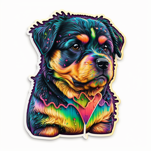 Rottweiler Dog Vinyl Decal Sticker for Car, Laptop, Tumbler and more # 002747