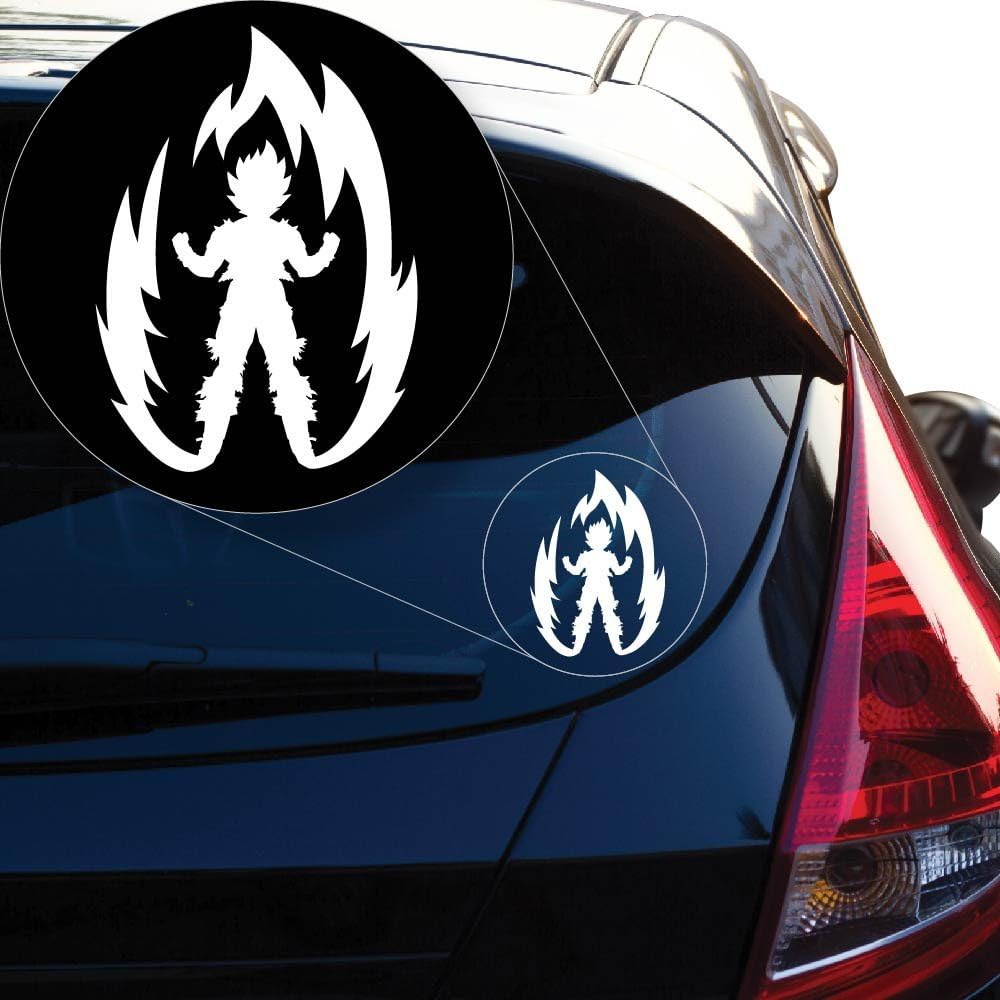 Yoonek Graphics white vinyl decal sticker #844 shown on a car window